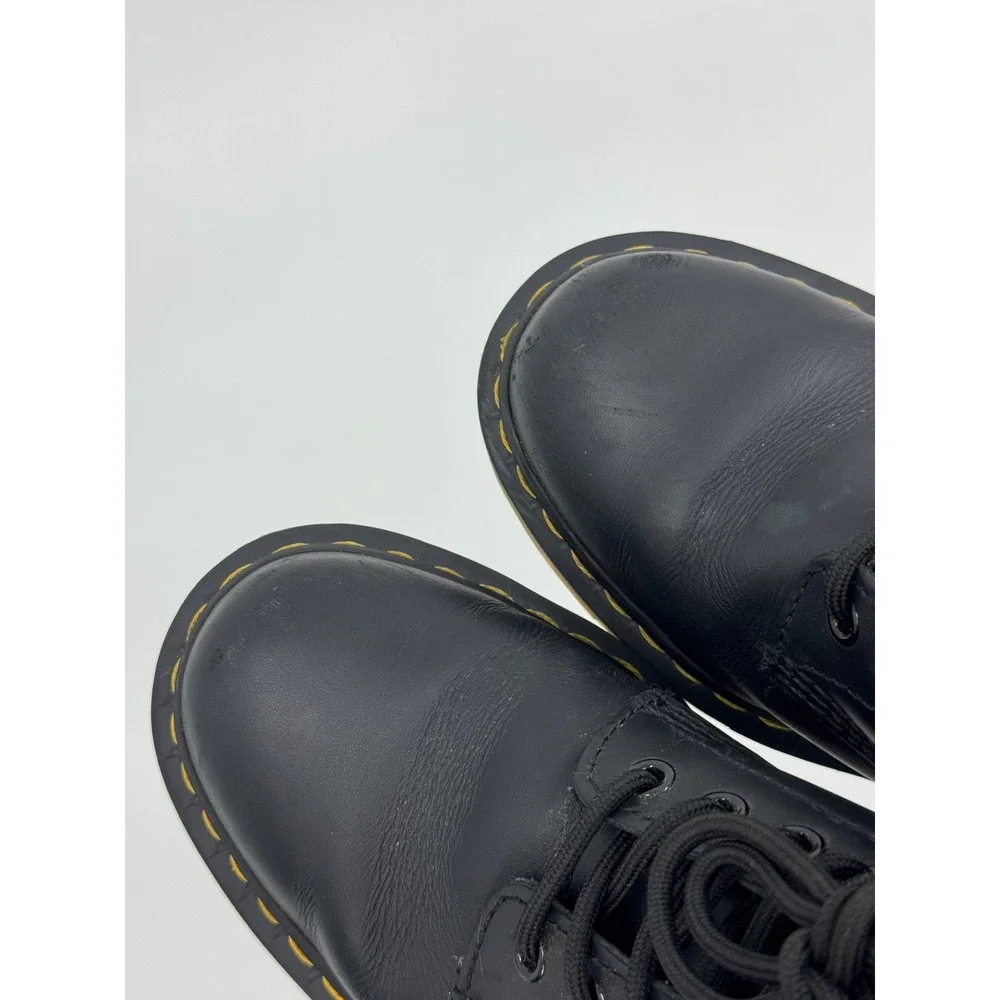 Dr. Martens Ambury Black Leather Work Boots ASTM‎ F2892-18 EH Mens 8 Womens 9